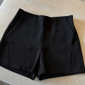 Ann Taylor High Waist Black Shorts